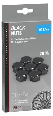 Zdjęcie produktu dla PILOT, nakładki na zawory, 02248, 17 mm, wykonane z ABS (akrylonitryl-butadien-styren)