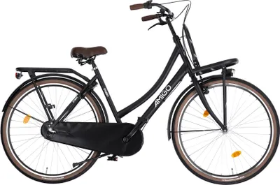 Image de Sturdy 28 pouces 53 cm Femme 3G Frein à rétropédalage Noir mat