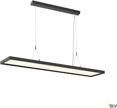 Produktbild von SLV 1005395 WORKLIGHT, Pendelleuchte schwarz 57W 4000K 80°
