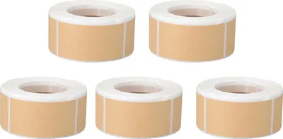 Obrázok produktu pre 1300 ks silných samolepiacich štítkov, 5 x 2,5 cm, prázdne, samolepiace, na poháre, fľaše, nádoby, zberateľské albumy, zložky