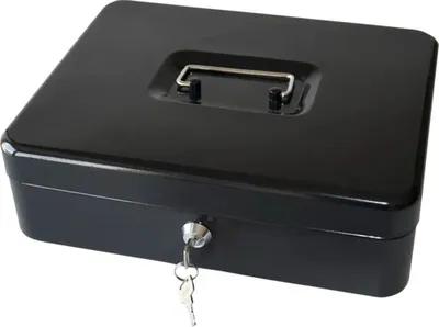 Immagine prodotto di Cassetta per contanti 30x24x9 cm, blu, rossa, grigia