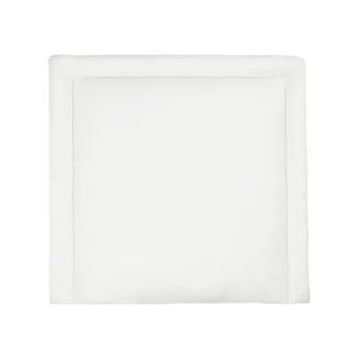 Produktbild von KraftKids Wickelauflage Leinen leicht grünes Weiß 78x78 cm (BxT)