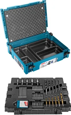 Produktbild von Makita 56 tlg. Bohrer- und Bitset Bit / Bohrer Set - 56-teilig