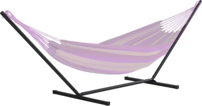 Produktbild von Hängemattengestell für Hängematten Hängemattenständer mit Haken Garten Strand Metall 360 x 92 x 112 cm bis 120 kg