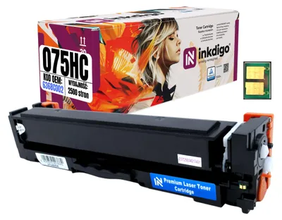 Produktbild von Inkdigo Toner 075HC für Canon i-SENSYS LBP-646Cdw, LBP-647Cdw, MF664Cdw, MF667Cdw – Cyan, 2500 Seiten,