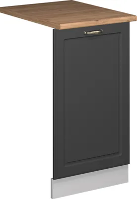 Produktbild von Geschirrspülblende Vicco Fame-Line Anthrazit-Gold 45 cm , AP Eiche, Model 55295