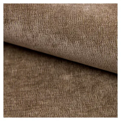 Produktbild von ISSUM - Samtweicher Chenille-Möbelstoff - Robuster Polsterstoff - Pflegeleichte Meterware 1lfm | Farbe: 04 Milchkaffee
