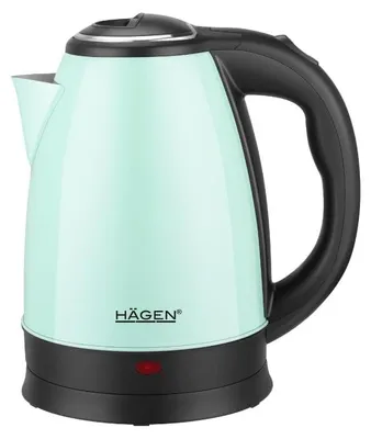 Productafbeelding van Hagen, Compacte elektrische waterkoker van roestvrij staal, elegant design, 360° draaibaar