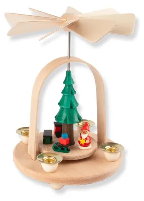 Zdjęcie produktu dla Piramida z Mikołajem Szer. x Wys. x Gł. 15 x 19 x 15 cm NOWA