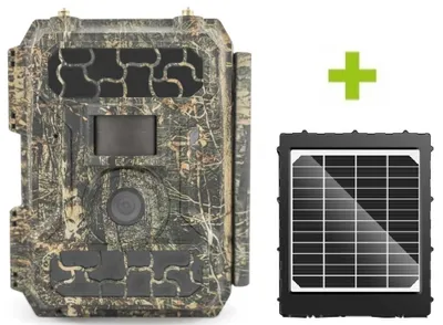 Obrázek produktu pro Fotopast OXE Panther 4G a solární panel + 32GB SD karta, SIM a 12ks baterií!