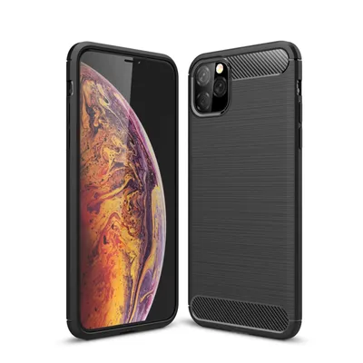 Zdjęcie produktu dla Ochronne etui na telefon komórkowy Apple iPhone 11 Case Cover Carbon Optics Grey