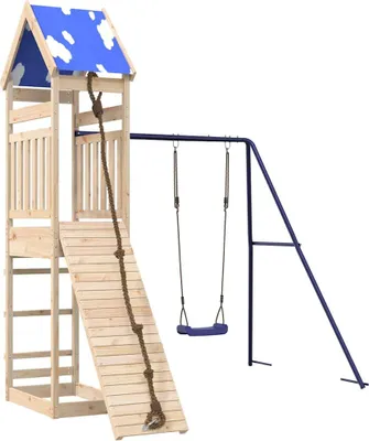 Produktbild von vidaXL Spielturm Massivholz Kiefer