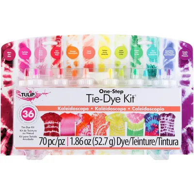 Obrázek produktu pro Tulip Tulip One Step Tie-Dye Kit Super Set Kaleidoscope 12 barev