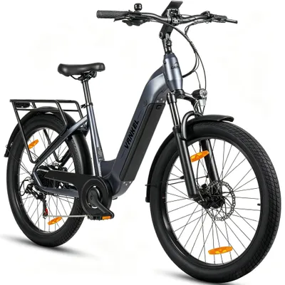 Produktbild von Gunai E-Bike Elektrofahrrad 26 Zoll Fatbike Pedelec Damen Herren, 720Wh Akku, 120 km, 250W, 25 km/h, 80 Nm, Shimano 7-Gang, Hydraulikbremsen Farb-LCD