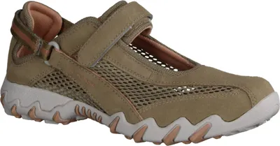 Produktbild von Allrounder By Mephisto Niro Cappuccino Damen Sandale Wechselfußbett NEU - Damenschuhe Slipper / Trotteur, Beige, leder/textil (mesh)