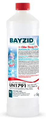 Produktbild von 1x1 kg BAYZID® Flüssigchlor 13% zur effektiven Pool Desinfektion