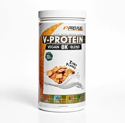 Zdjęcie produktu dla ProFuel V-Protein 8K Blend (750 g) Cinnamon Flakes – białka – białko wegańskie