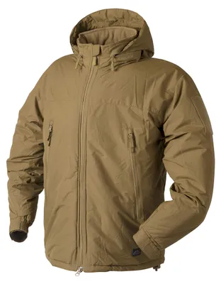 Productafbeelding van Helikon heren winterjas, model Level 7, camouflageprint Flecktarn, kleur bruin (Coyote), maat XL/regular