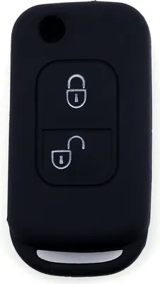 Zdjęcie produktu dla INF Ochronne silikonowe etui na kluczyk do Mercedesa-Benz Sprinter z 2 przyciskami Czarny