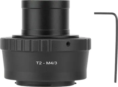 Zdjęcie produktu dla Wytrzymały adapter teleskopowy, 1,25-calowy, odporny na korozję pierścień adaptera do korpusu aparatu Lympus M4/3