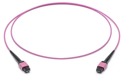 Produktbild von Corning LWL-Patchkabel 12F MPO PC BU/ST OM4 3m vi JZBZC12QEZ-NB003M-VI