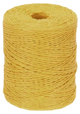 Raffia-Garn 300 m, goldgelb, für DIY-Hüte und Taschen