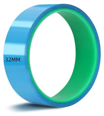 Produktbild von Felgenband Tubeless, 700C, 10 m, blau-grün, für Mountain- und Rennräder