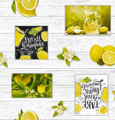 Produktbild von PVC Tischdecke Zitro Zitrone Wachstuch Breite & Länge wählbar abwaschbar Limonade gelb Lemon , Größe:110 x 180 cm