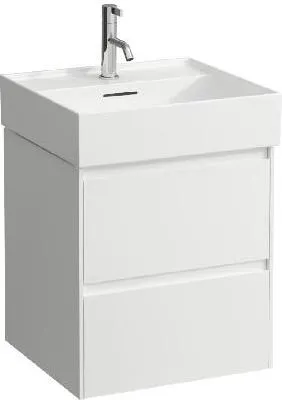 Zdjęcie produktu dla Laufen Lani - Szafka pod umywalkę, 48x45x52 cm, 2 szuflady, biały matowy H4035121122601