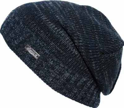 Produktbild von Eisglut Lange Strickmütze Lofftg Longbeanie, blau, Gr. Einheitsgröße