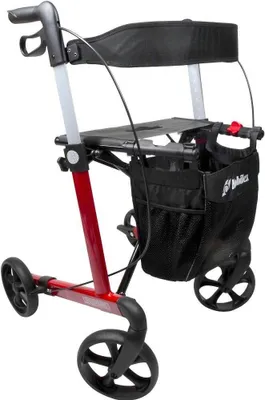 Produktbild von Leichtgewichtrollator Leopard Mobilex, faltbarer Rollator Rot