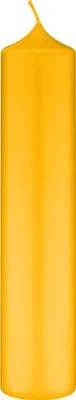 Produktbild von Altarkerzen 10% BW Anteil (Bienenwachs Kerzen) Goldgelb 250 x Ø 70 mm, 4 Stück, Kerzen mit Dornbohrung in RAL Kerzengüte Qualität