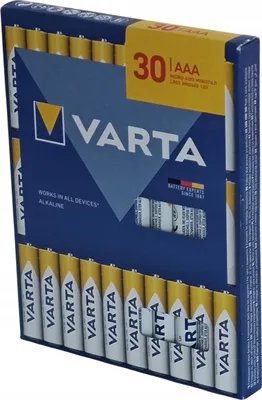 Zdjęcie produktu dla Bateria Alkaliczna Varta Aaa (R3) 30 Szt.