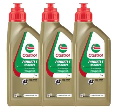 Produktbild von Castrol Power 1 Scooter2T Zweitakt Motorradöl  3x1 Liter