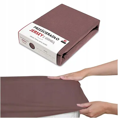 Image de Łóżkoholicy Drap-housse Jersey Rose 180x200 cm