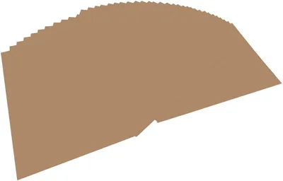Produktbild von folia 614/50 75 - Fotokarton DIN A4, 300 g/qm, 50 Blatt, rehbraun - zum Basteln und kreativen Gestalten von Karten, Fensterbildern und für Scrapbooking