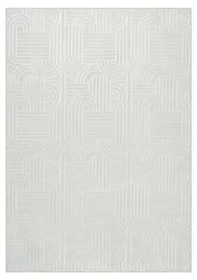 Produktbild von Teppich Calma 125 Weiß 120x160 cm – Pflegeleicht & Modern