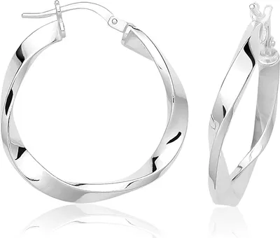 Image de Boucles d'Oreilles Femme Argent fin 925 - 20mm; TRS37233MM20