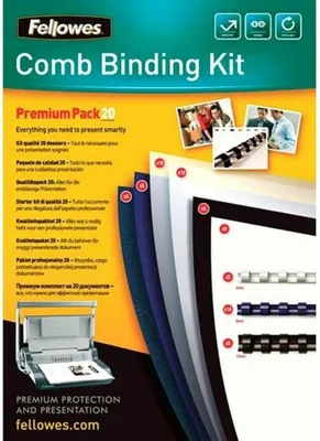 Obrázek produktu pro Fellowes Plastikbindung Premium  Kit 20PK