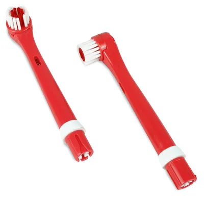 Image de Tête de remplacement de la brosse à dents oscillante Tlapková patrola rouge