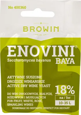 Produktbild von Trockenhefe ENOVINI Weinhefe 7g - Baya 18%, Wein Hefe, Hefe für Wein