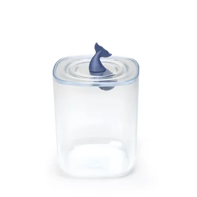 Produktbild von Aufbewahrungsdose Ocean Container Kunststoff mit "Wal" im Deckel ca. 9x9x11 cm