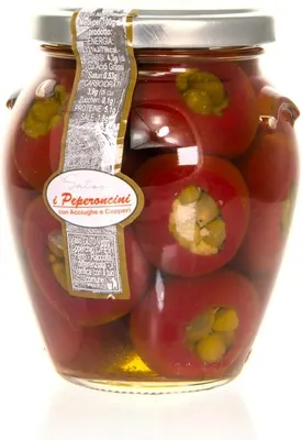 Produktbild von Satos Paprika gefüllt mit Sardellen und Kapern