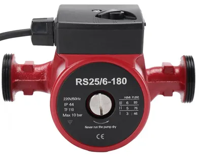 Zdjęcie produktu dla Pompa wspomagająca przepływ wody/pompa obiegowa – RS25/6-180 – 220 V – wysokie ciśnienie – wtyczka UE – do prysznica i pralki