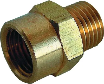 Produktbild von EWO Doppelgewindenippel Messing AG 13,16 mm IG 15,39 mm - 185153