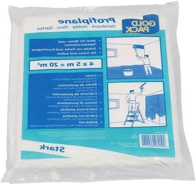 Obrázek produktu pro Průhledná plachta 4 x 5 m, LDPE, profesionální