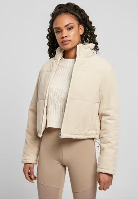 Produktbild von Urban Classics Ladies - KORD Puffer Jacke sand beige - 4XL