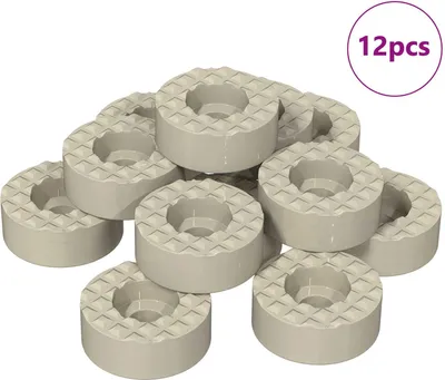 Produktbild von vidaXL Stuhlbein Bodenbeschützer 12 Stk. Transparent Ø 15 x 16 mm PVC
