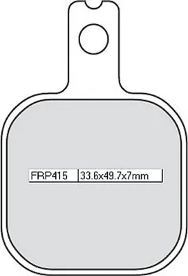Immagine prodotto di Set di pastiglie freno, freno a disco FERODO FRP415P