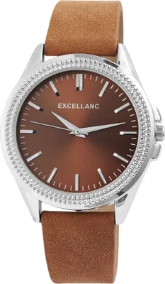 Produktbild von Excellanc Herrenuhr mit Kunstlederionsband